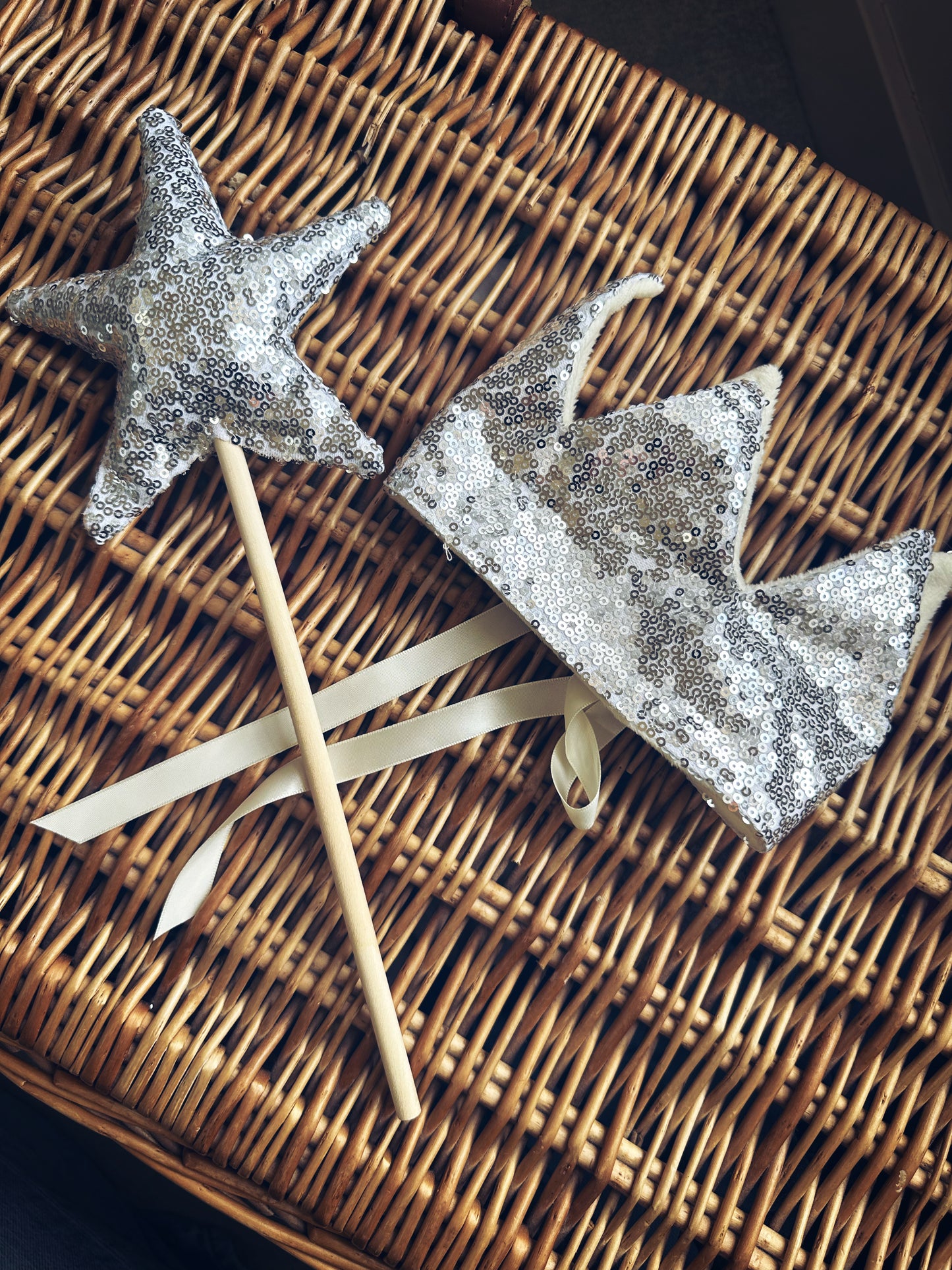 Enchanted Wand and Crown Set
