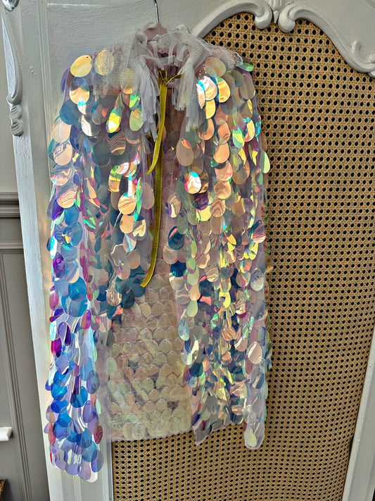 Sequin Shimmer Cape